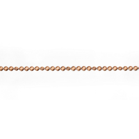 Декоративна цвяхова стрічка Sigma D=9,5мм для меблів (1м + 20 цвяхів), червона бронза (мідь) (713306)