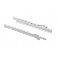 Направляющие роликовые GTV L=450мм белые металлические частичного выдвижения 1 комплект (714900)