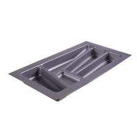 Лоток кухонний Sigma 300 мм для столових приладів 430мм*230мм металік (714207)