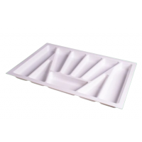 Лоток кухонний Sigma 700 мм для столових приладів 430мм*630мм білий (713965)