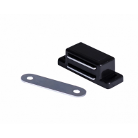 Меблевий магніт Sigma c відповідною планкою, чорний малий (713792)