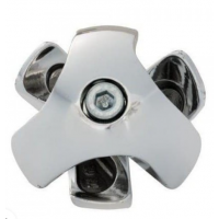 З'єднання Sigma потрійне ліве R-2DX для труби D=25 мм хром (714035)